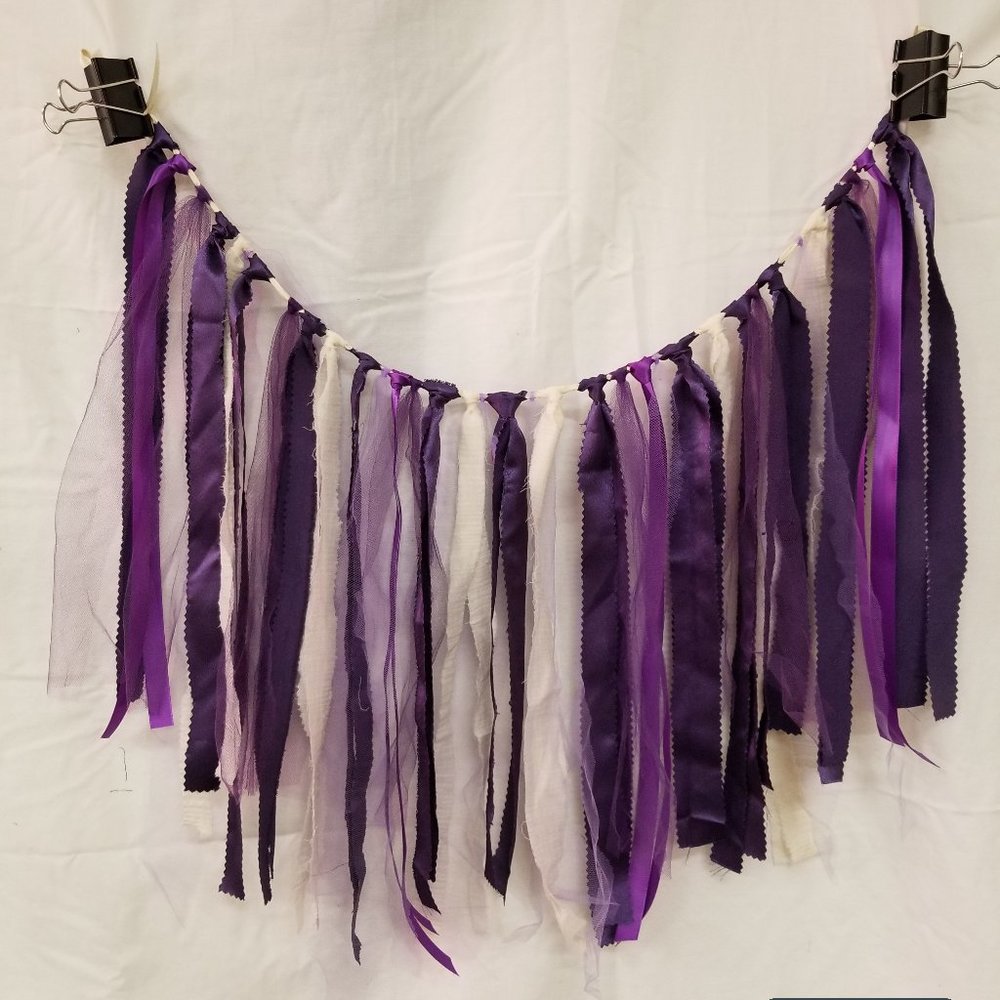 Ribbon Banner Purple